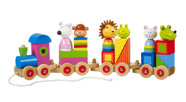 Wooden Animal Puzzle Train - By Orange Tree Toys