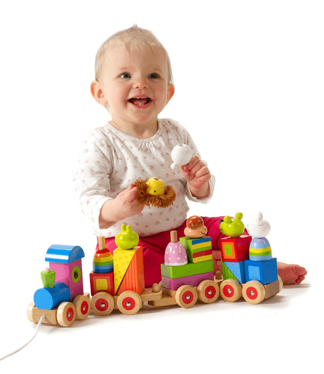Wooden Animal Puzzle Train - By Orange Tree Toys