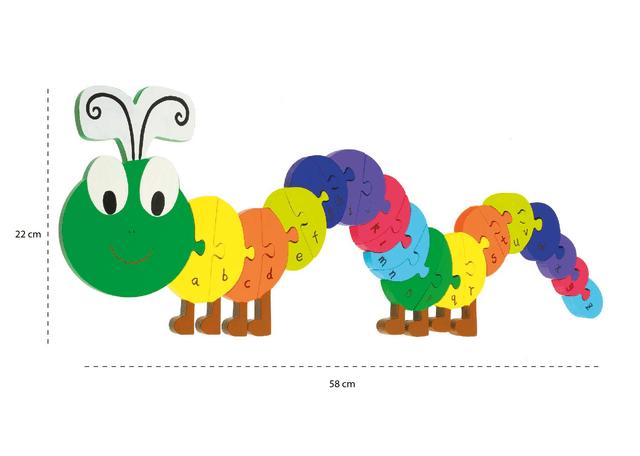 Alphabet Caterpillar Puzzle - By Orange Tree Toys