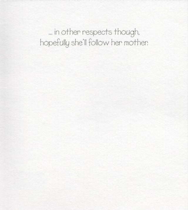 A Baby Girl - Greeting Card